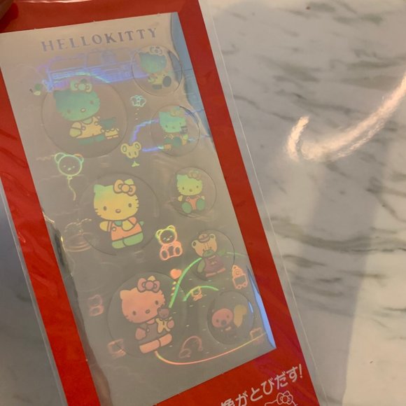 Hello Kitty Holographic Stickers very rare 1991 vintage - Picture 4 of 4